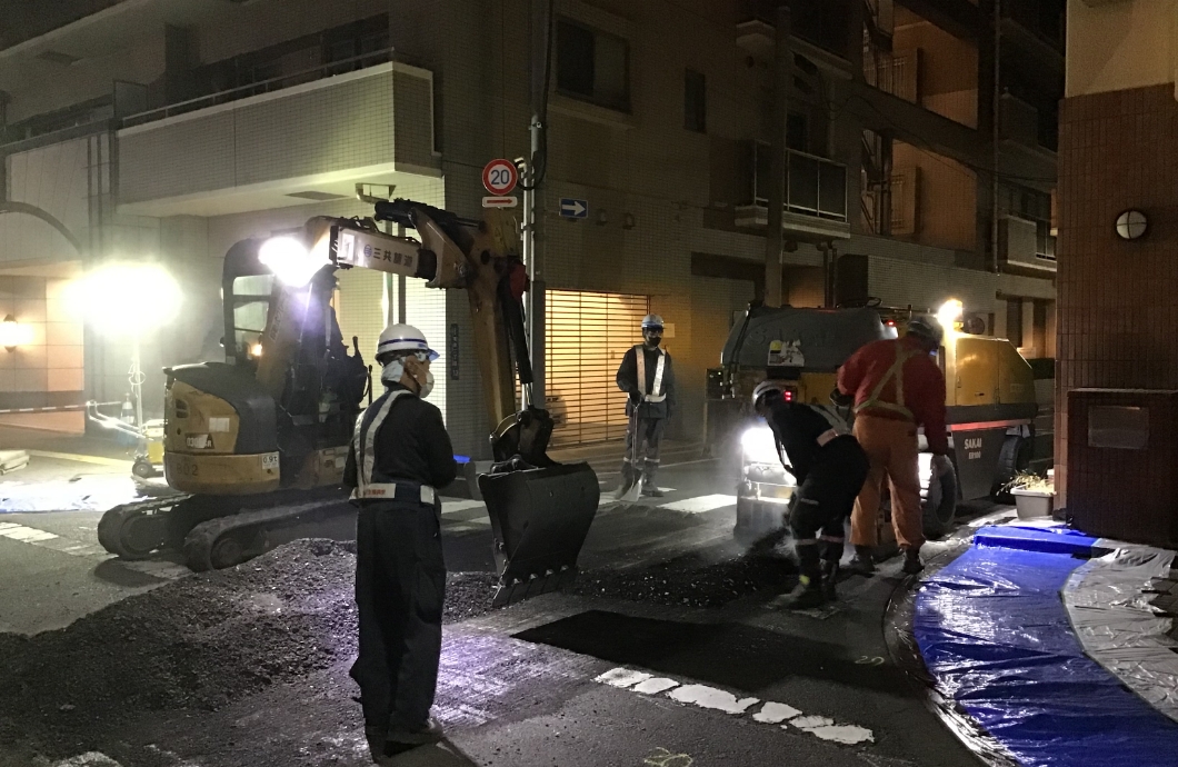 道路舗装工事